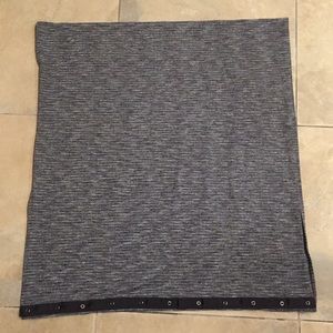 Lululemon Infinity Scarf Gray Tweed Reversible